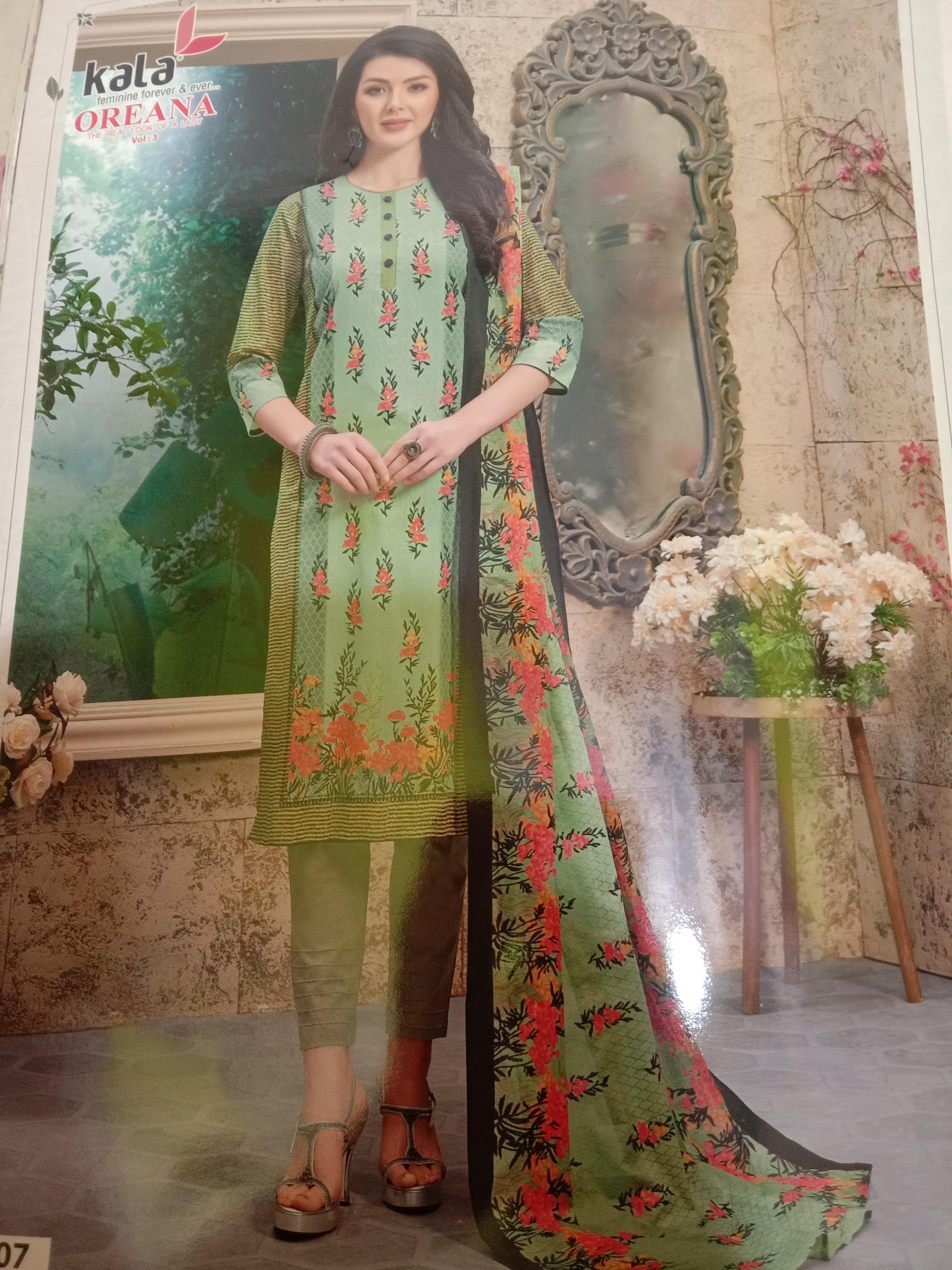 suite dupatta shalwar in cotton - 18054674 - Standard Image - 1
