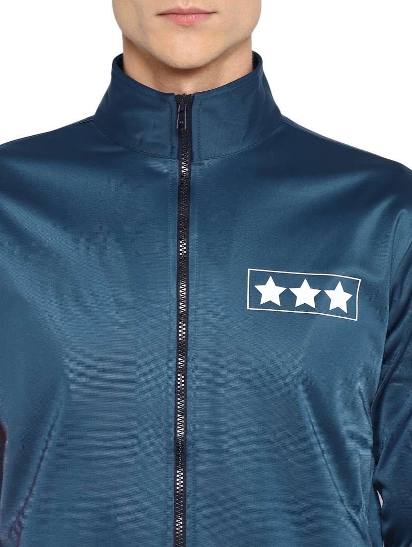 blue striped track pant full length track suit - 18055992 -  Standard Image - 4