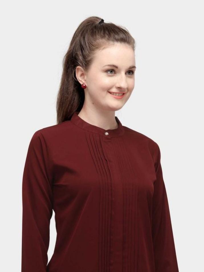 red cotton shirt - 18056081 - Standard Image - 1