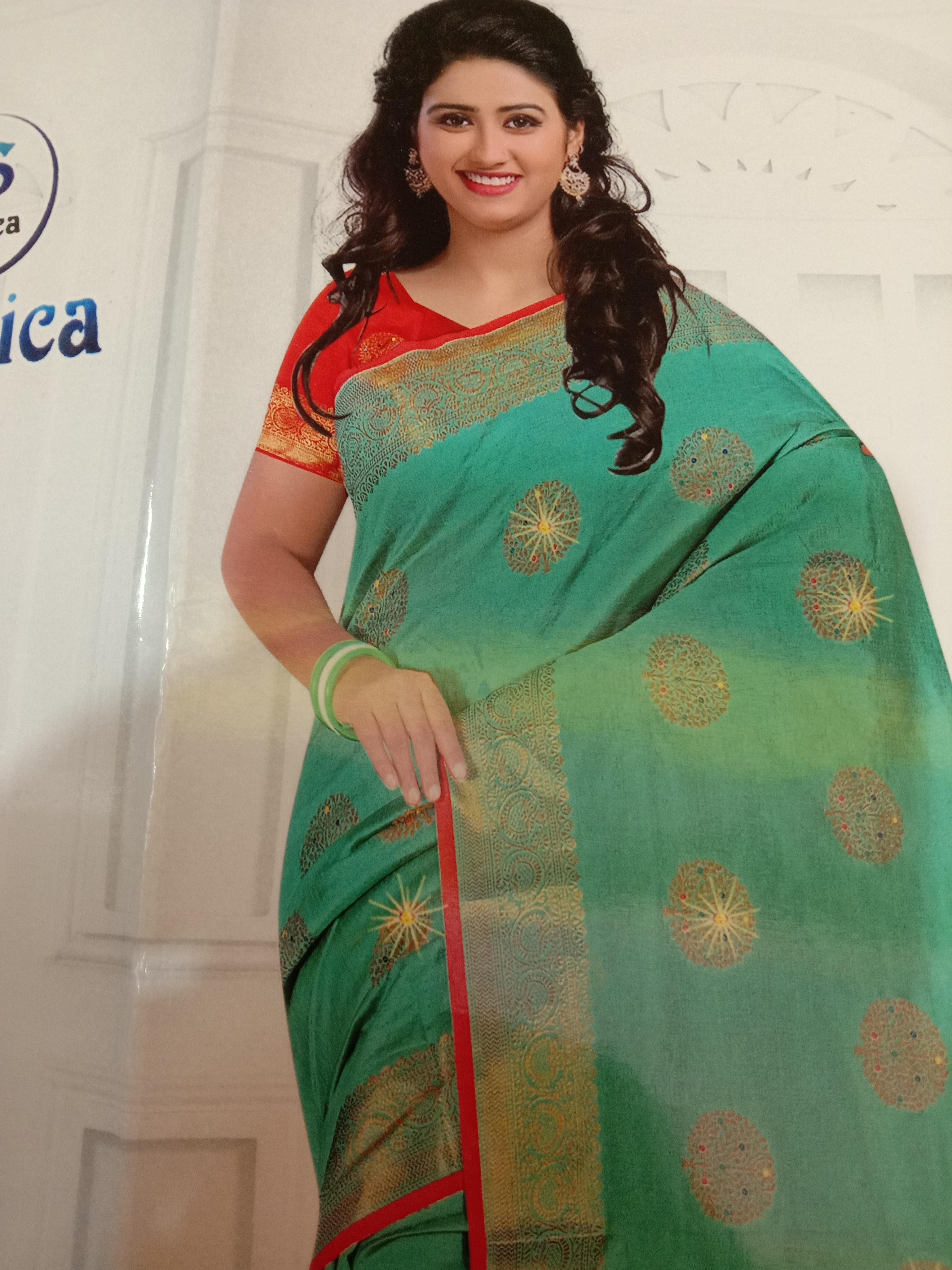 sarees in the silk - 18056304 - Standard Image - 1