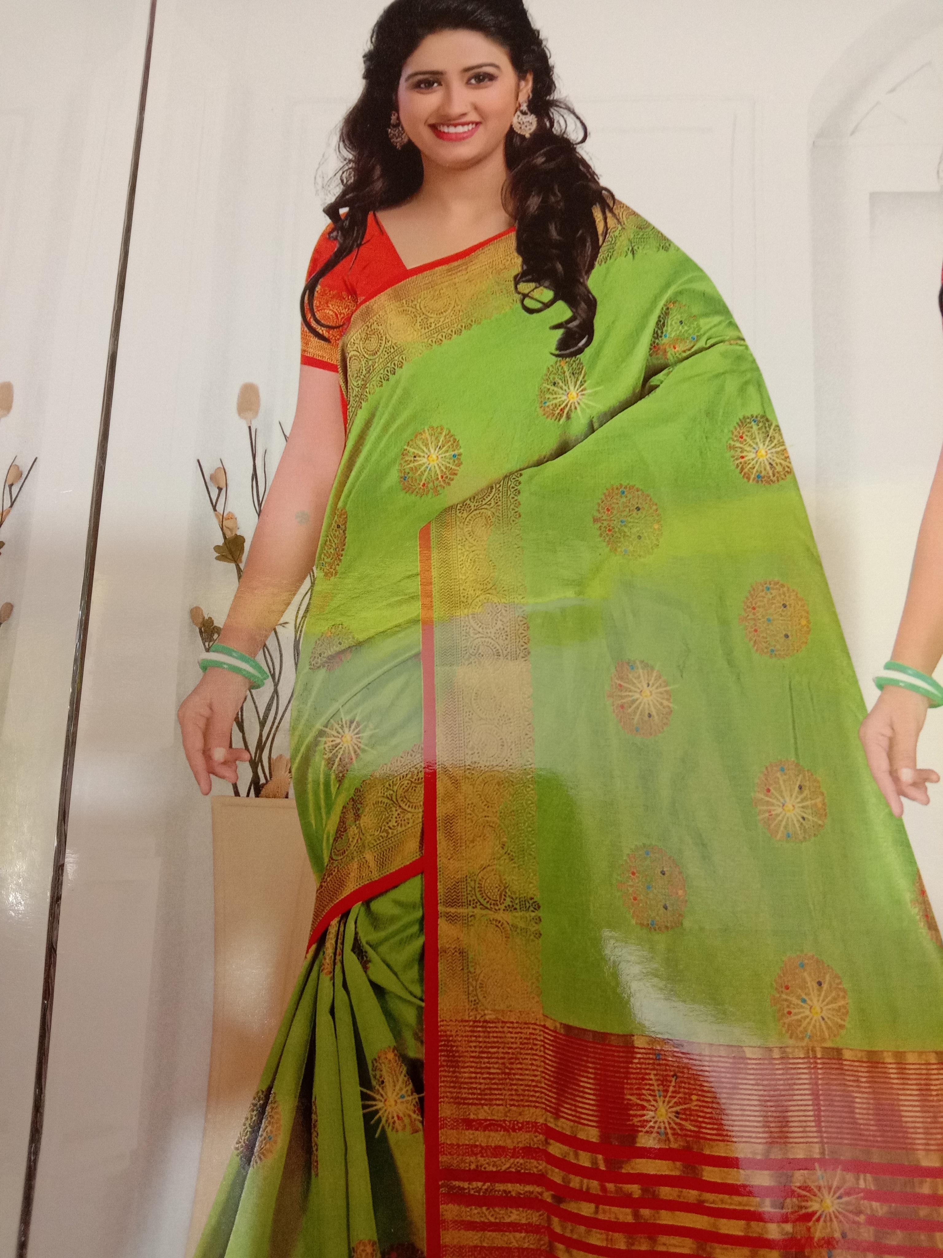 sarees in the silk - 18056306 - Standard Image - 1