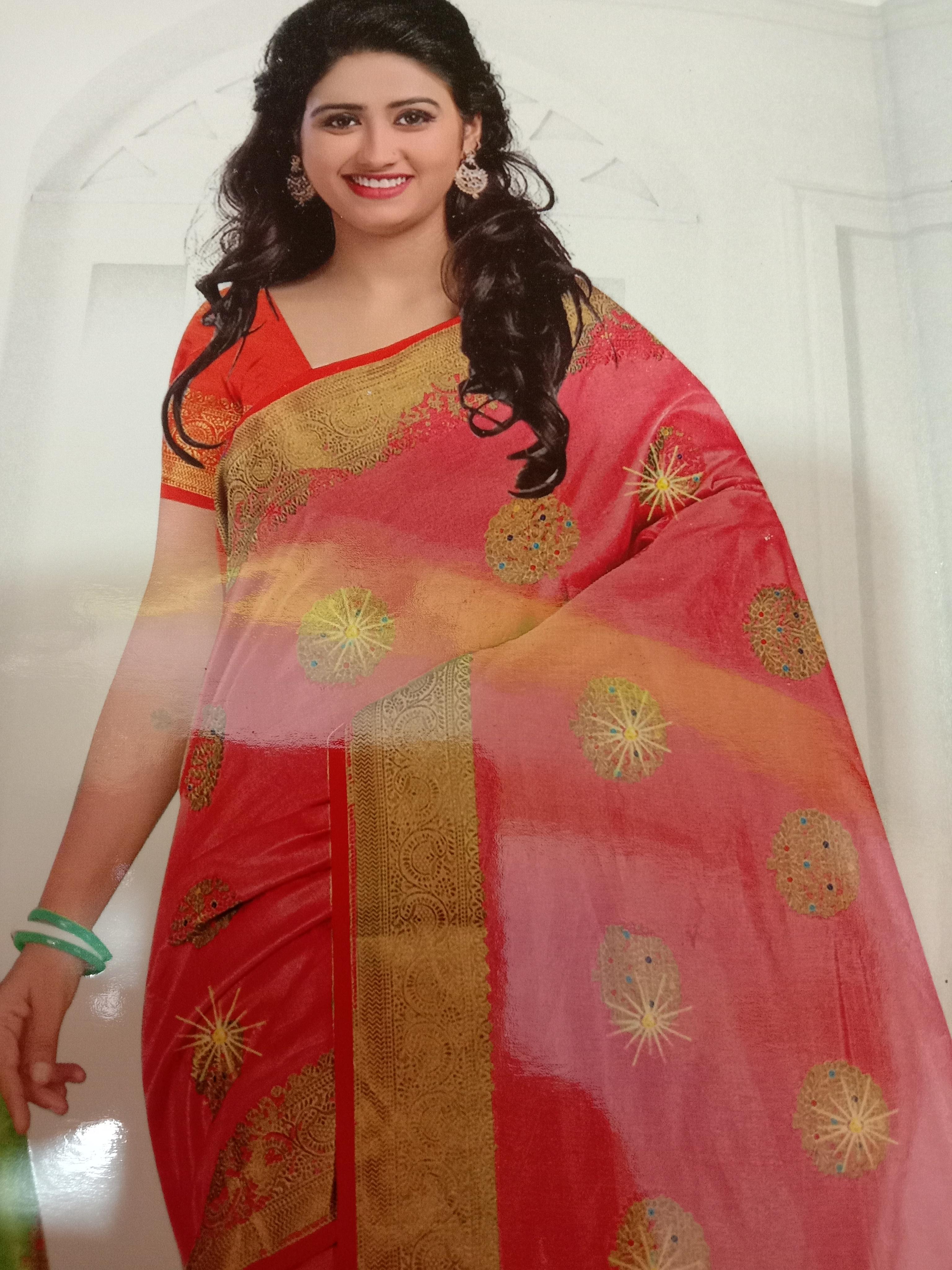 sarees in the silk - 18056308 - Standard Image - 1