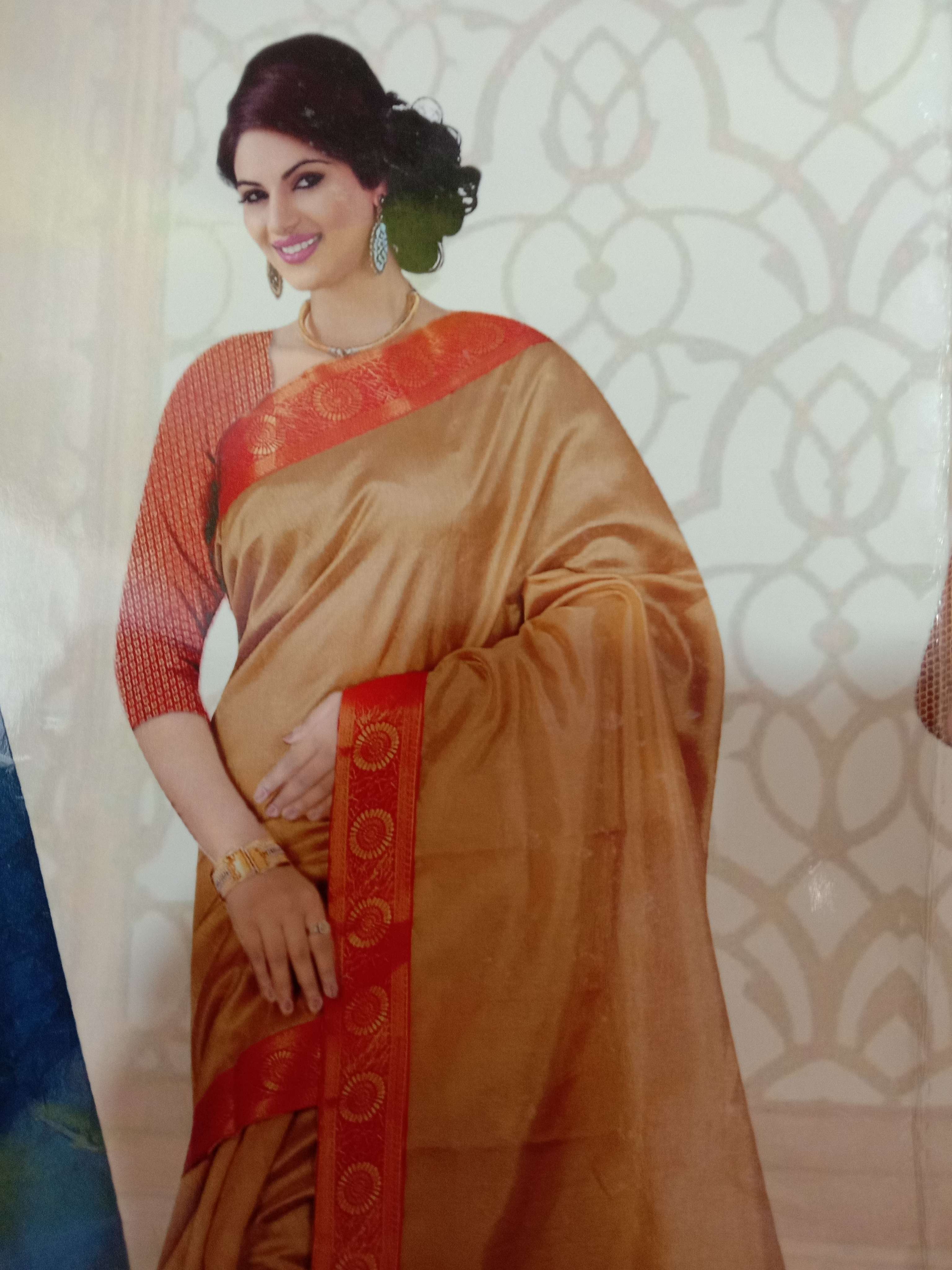 sarees in the silk  - 18058118 -  Standard Image - 1