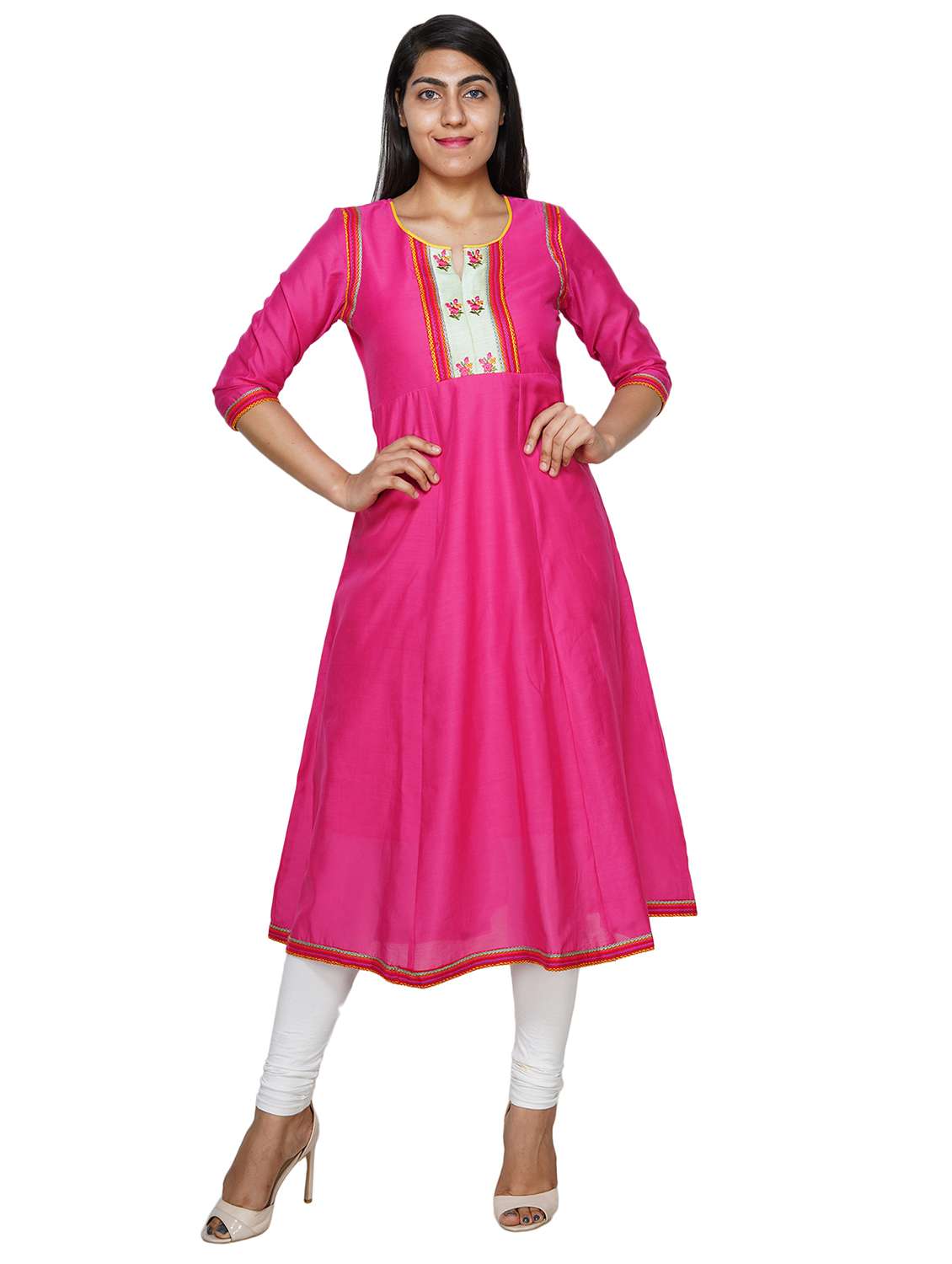 women's flared kurta