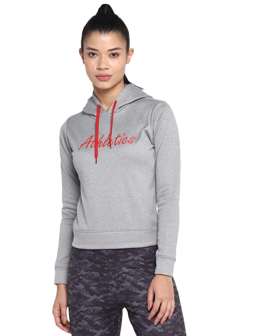 grey printed sweatshirt