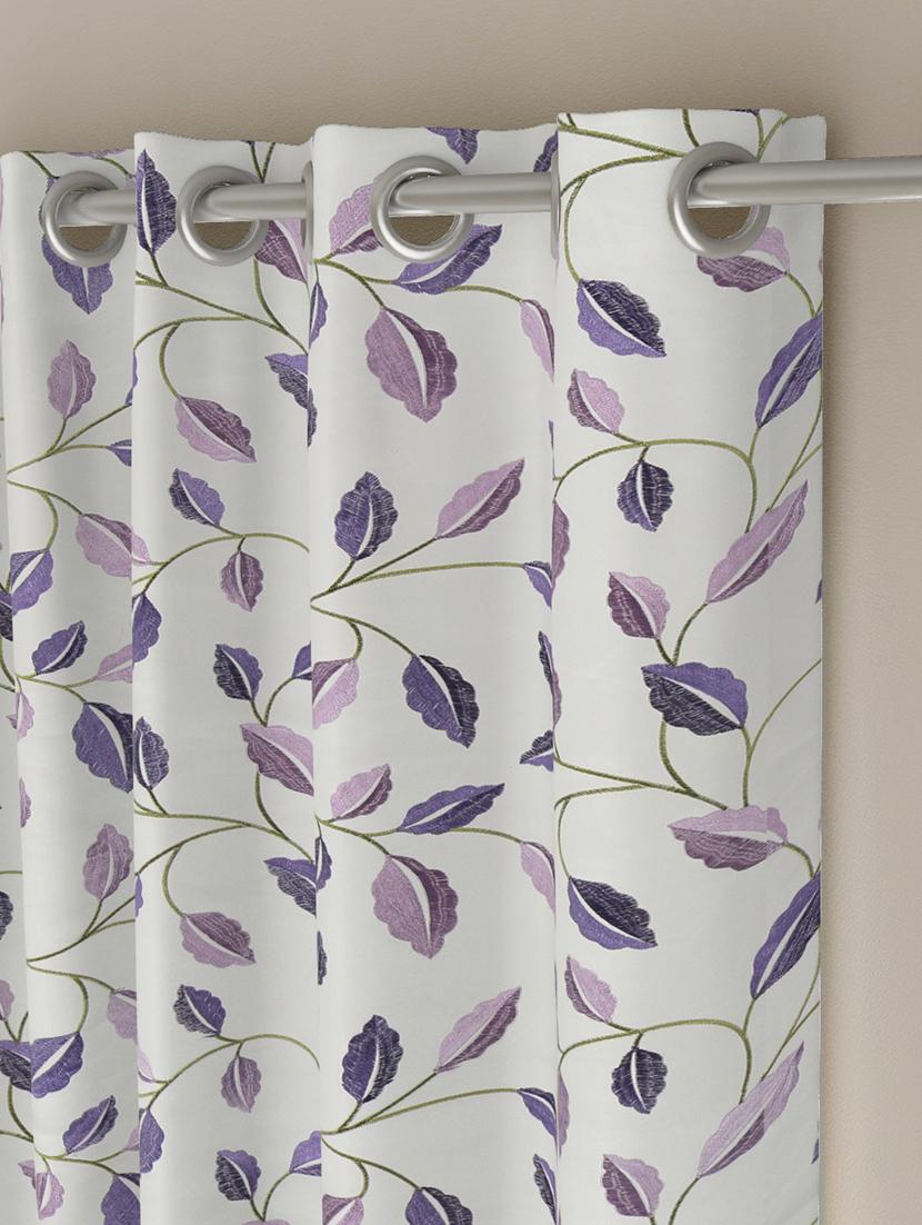 gm 7 feet floral grommet single regular door curtain panel - 18058698 -  Standard Image - 1