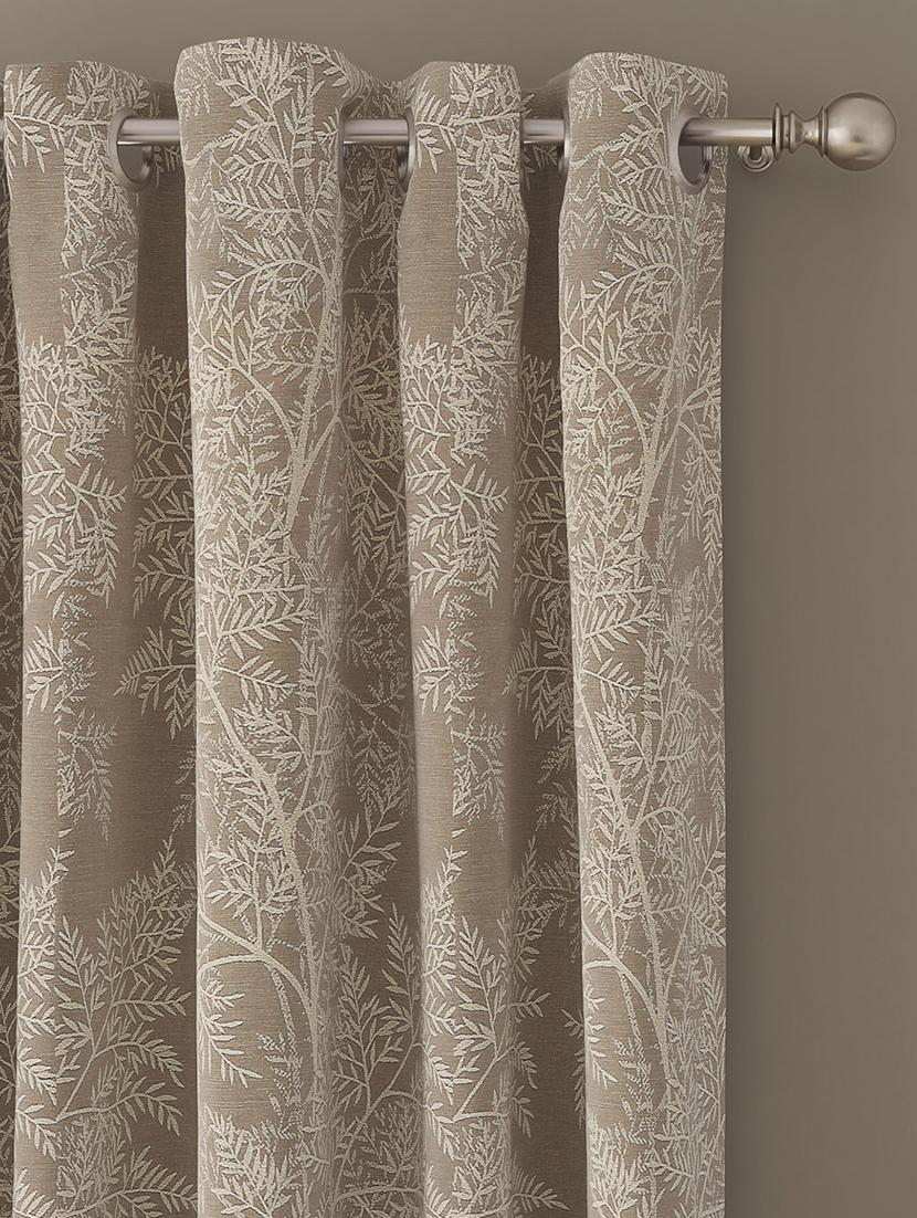 gm 7 feet botanical grommet regular door curtain panel (set of 2) - 18058722 -  Standard Image - 1