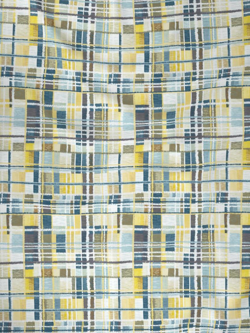 gm abstract 144 tc 100% cotton digital print green & yellow double bedsheet with 2 pillow covers - 18058922 - Standard Image - 1