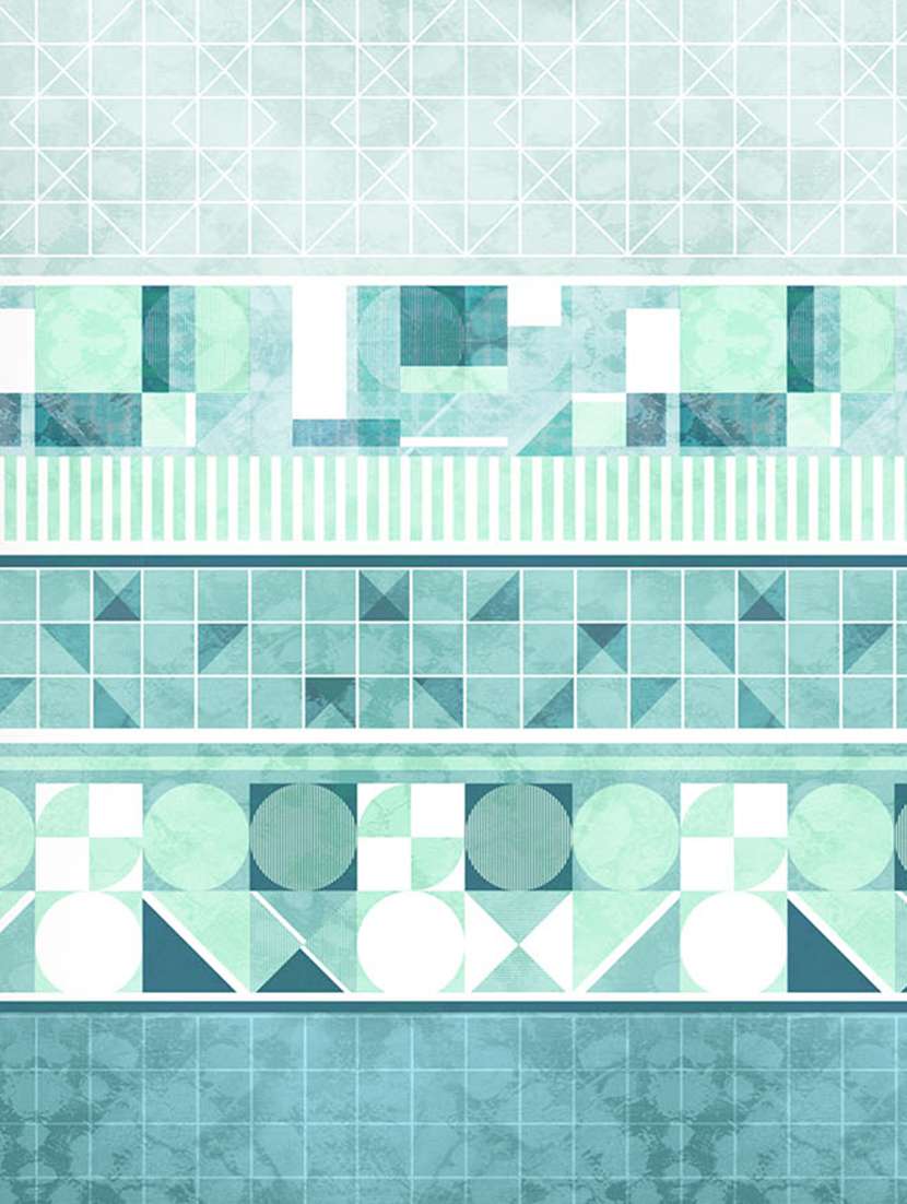 gm geometric 150 tc 100% cotton digital print brown double bedsheet with 2 pillow covers - 18058987 -  Standard Image - 1