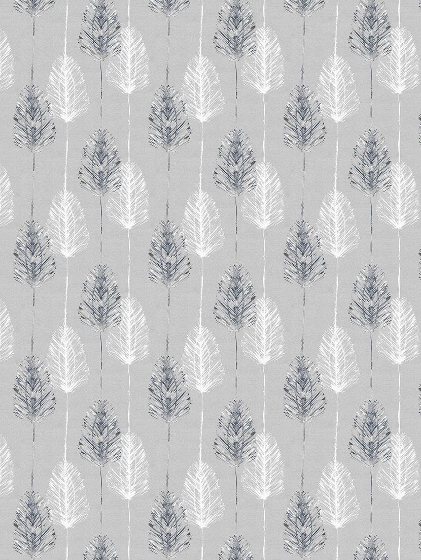 gm floral 144 tc 100% cotton digital print grey double bedsheet with 2 pillow covers - 18059039 -  Standard Image - 1