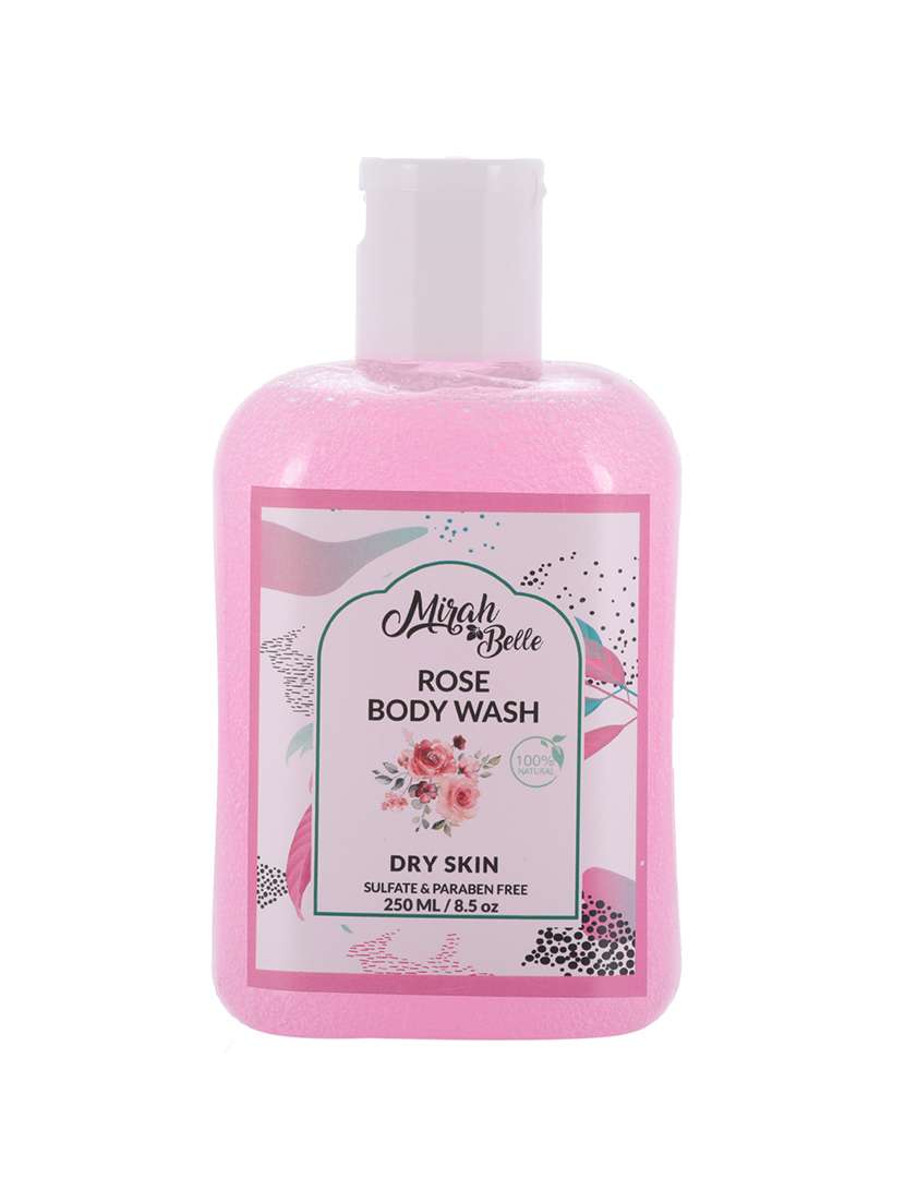 rose mulberry dry skin body wash - sulfate & paraben free
