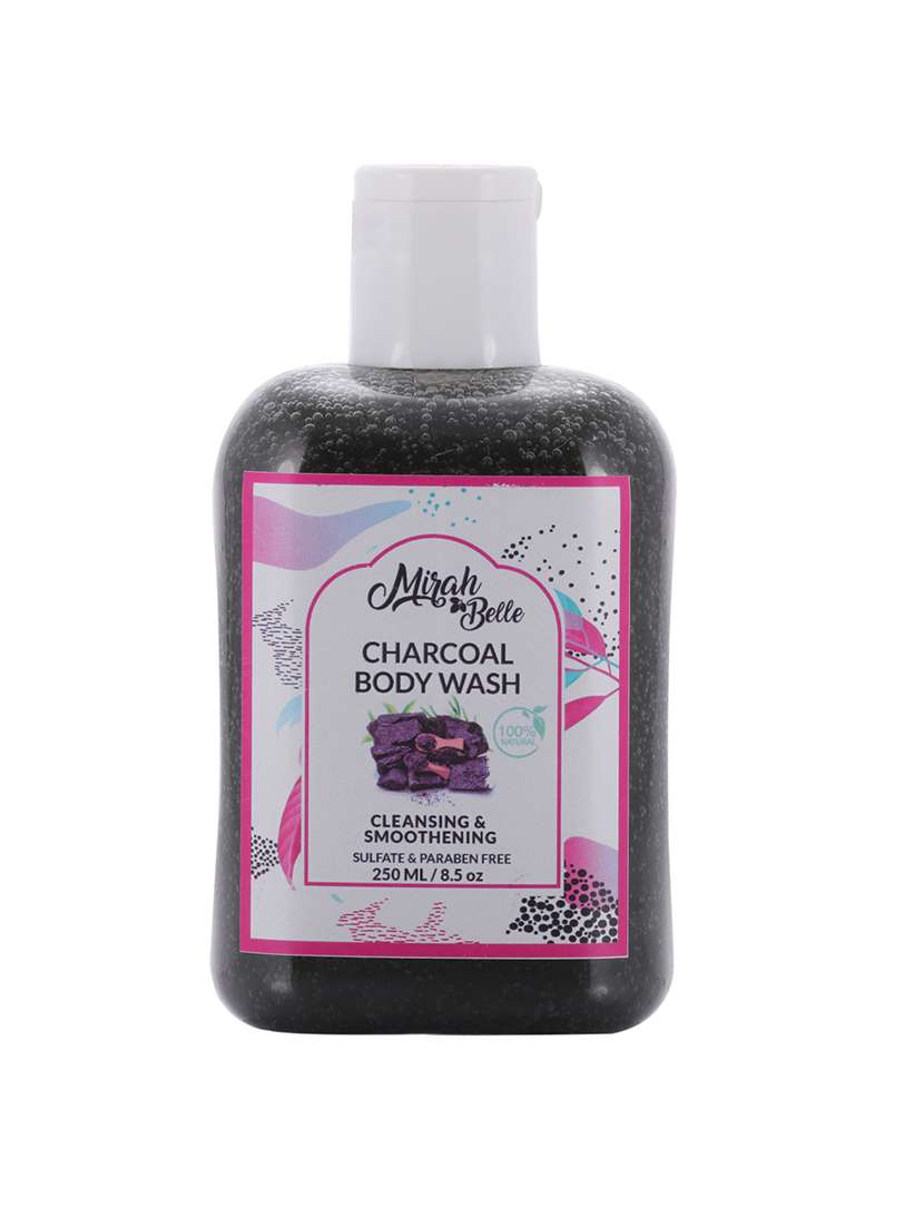 charcoal body wash - sulfate & paraben free