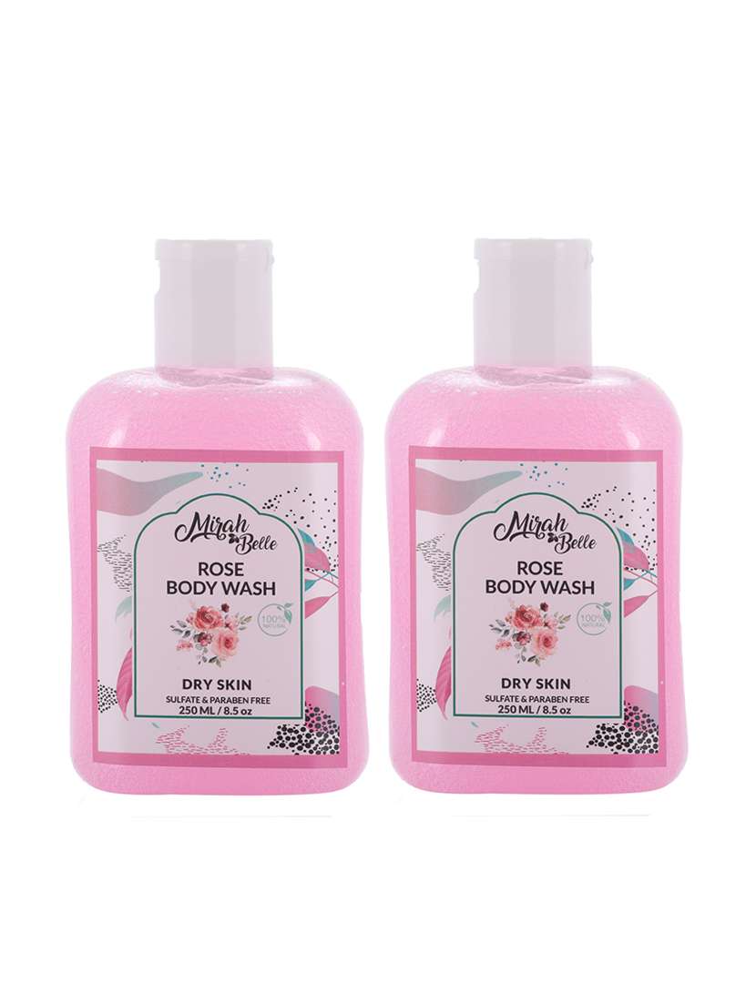 rose mulberry dry skin body wash ( pack of 2)