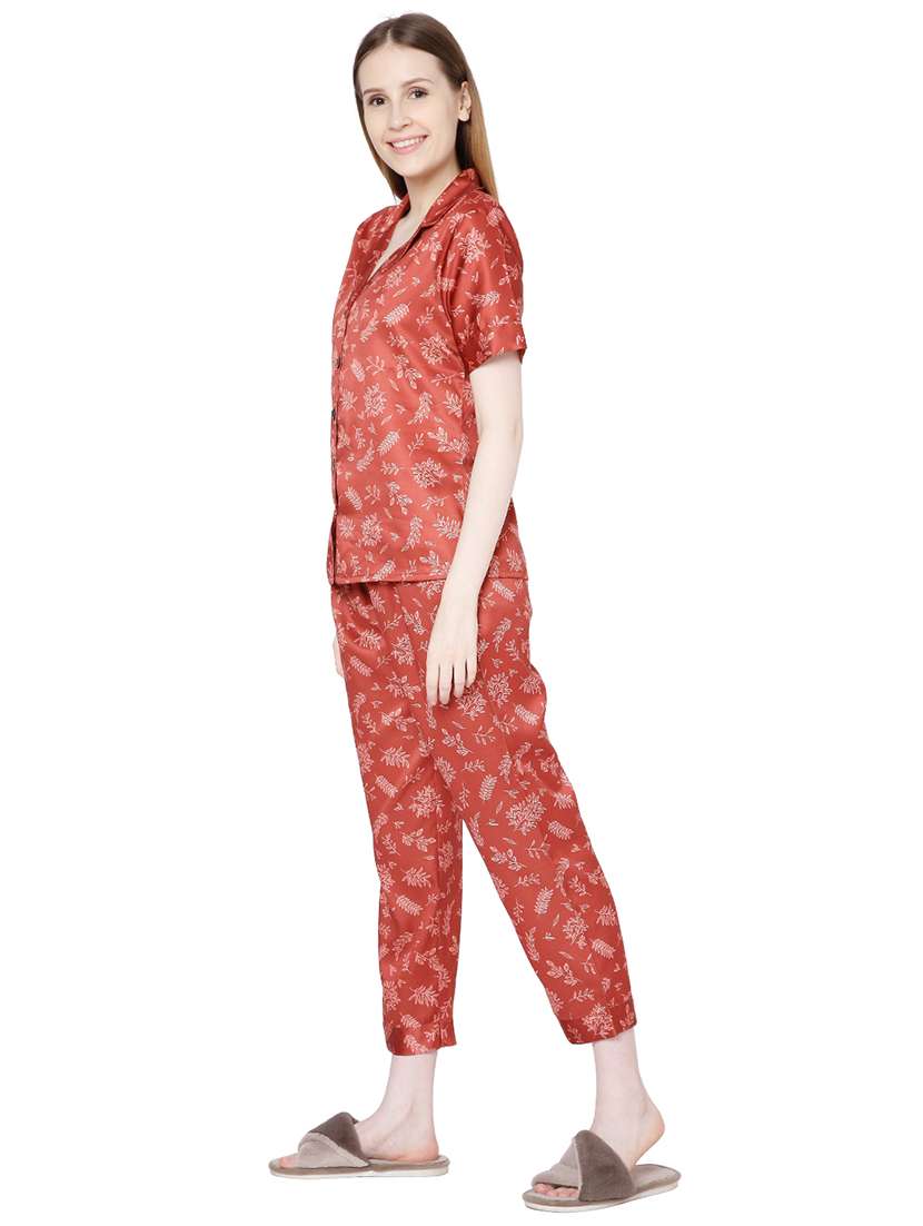 printed nightwear pyjama set - 18059967 -  Standard Image - 1