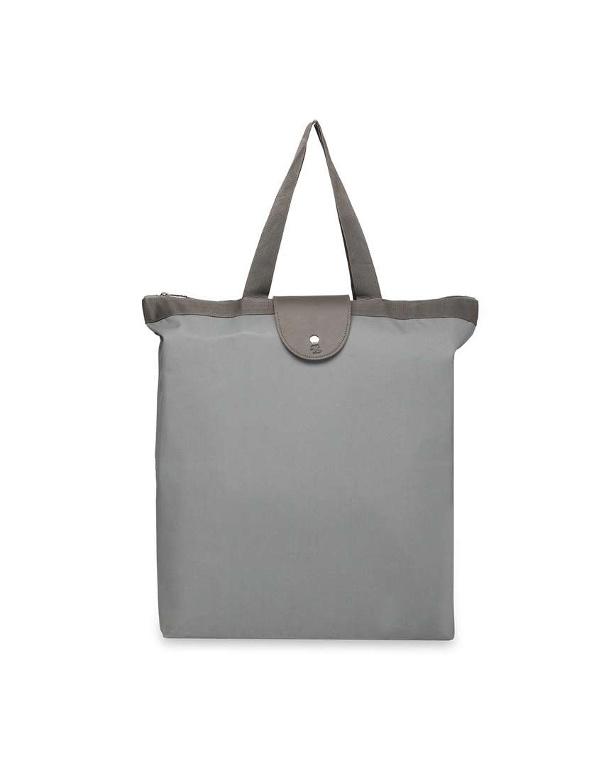 green polyester regular shopping bag