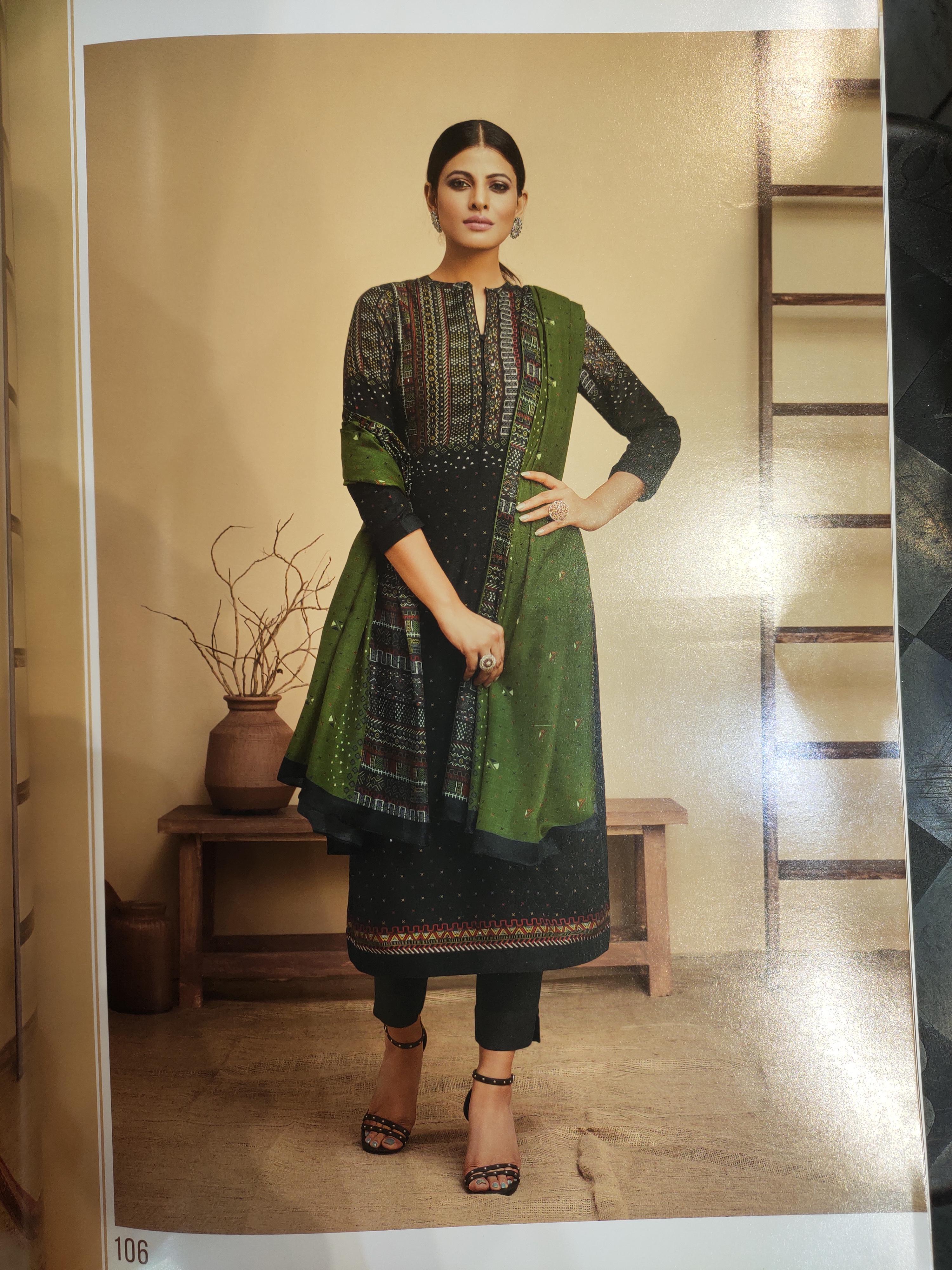 green woolen suit - 18065790 - Standard Image - 1