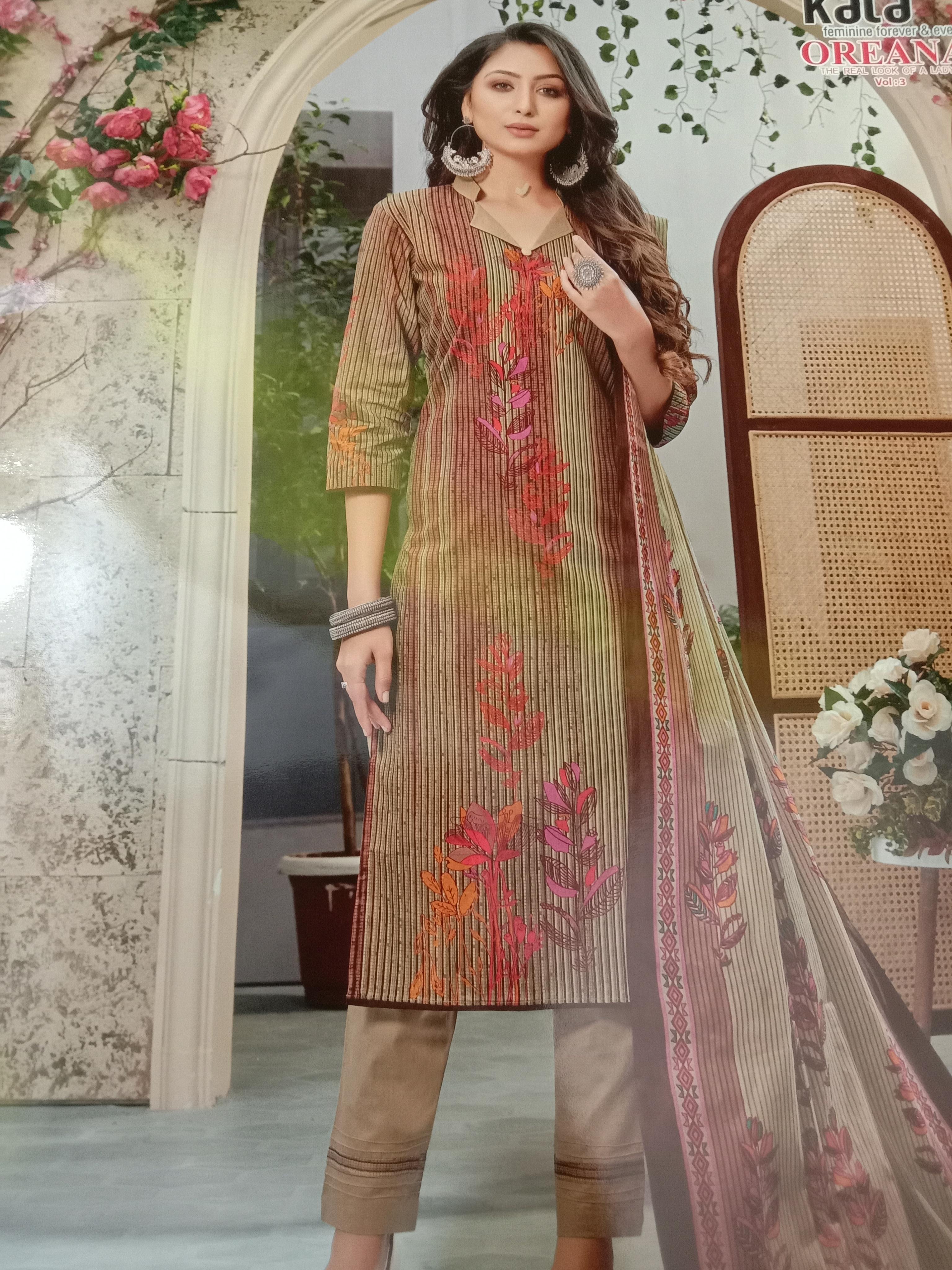 suite dupatta shalwar in cotton - 18065861 - Standard Image - 1