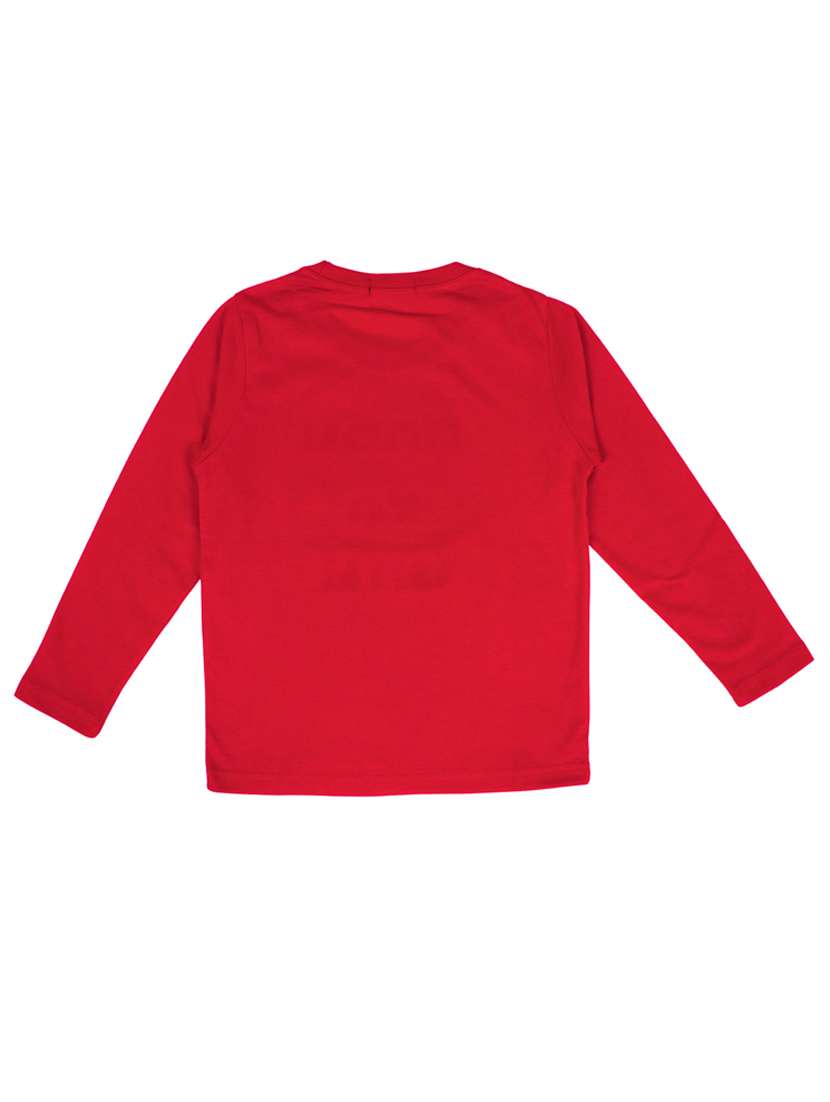 red printed t-shirt - 18066407 - Standard Image - 1