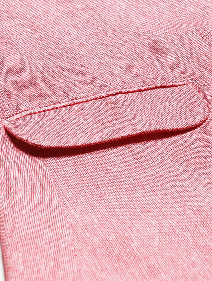 pink cotton casual blazer - 18067012 - Standard Image - 4