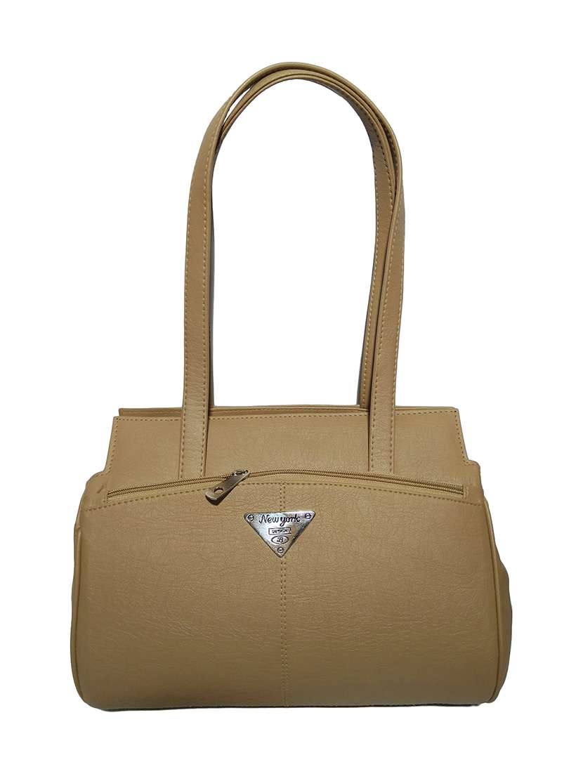 green leatherette (pu) handbag