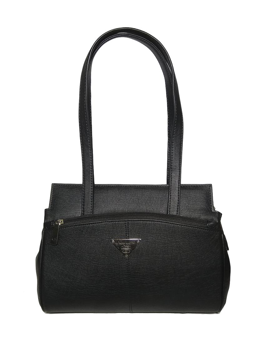 black leatherette (pu) handbag - 18067024 -  Zoom Image - 0