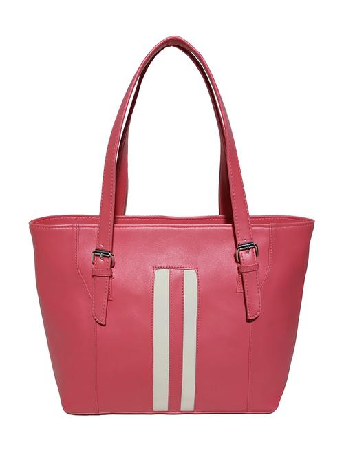 red leatherette (pu) handbag - 18067064 - Standard Image - 0