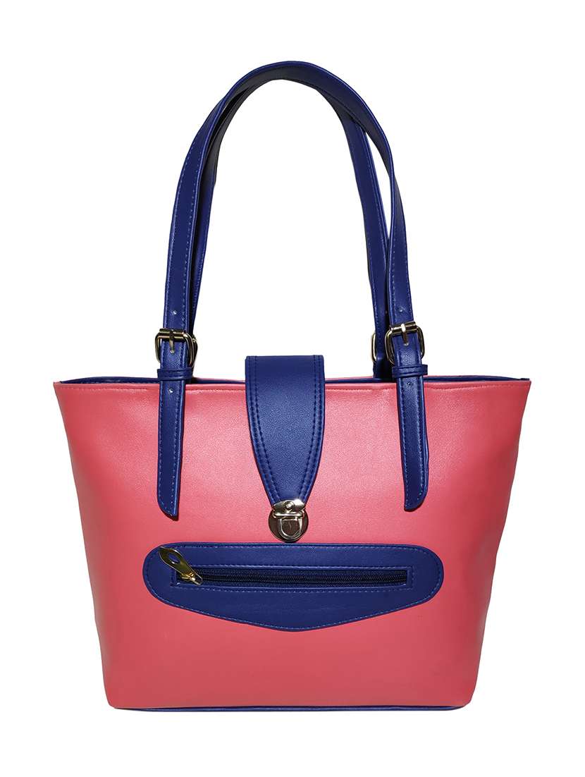 red leatherette (pu) handbag