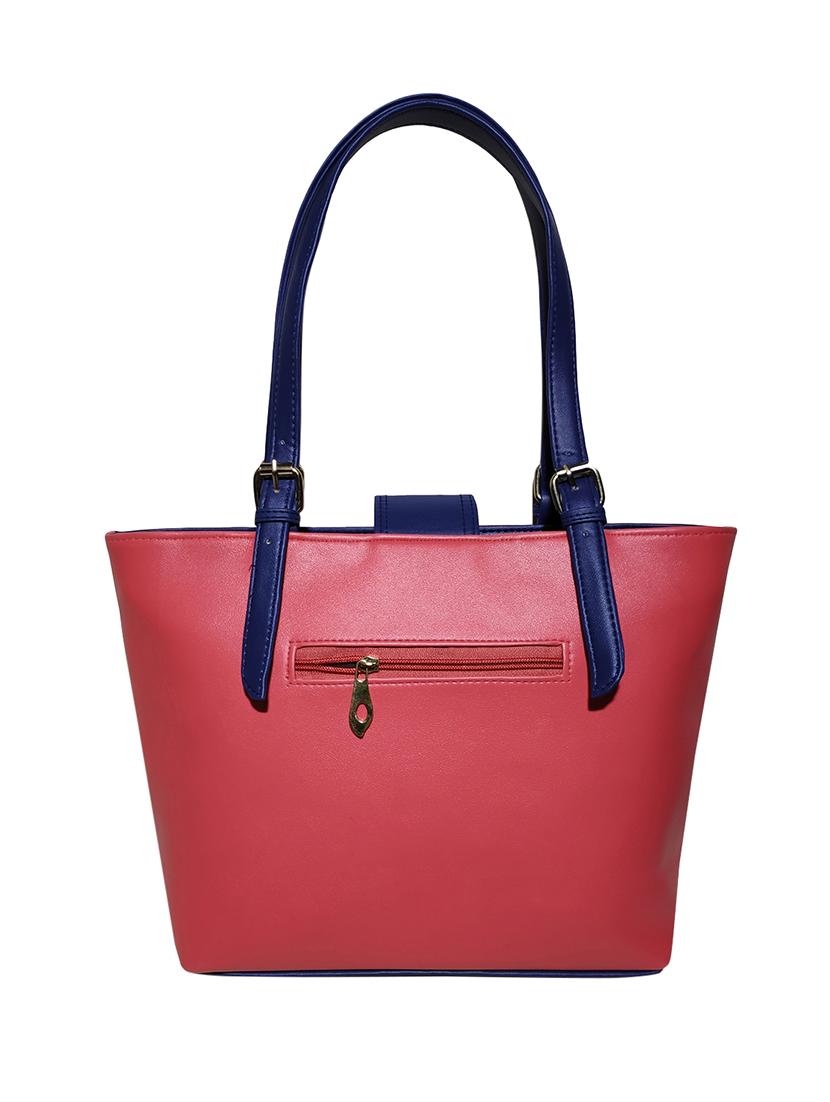red leatherette (pu) handbag - 18067070 -  Standard Image - 1