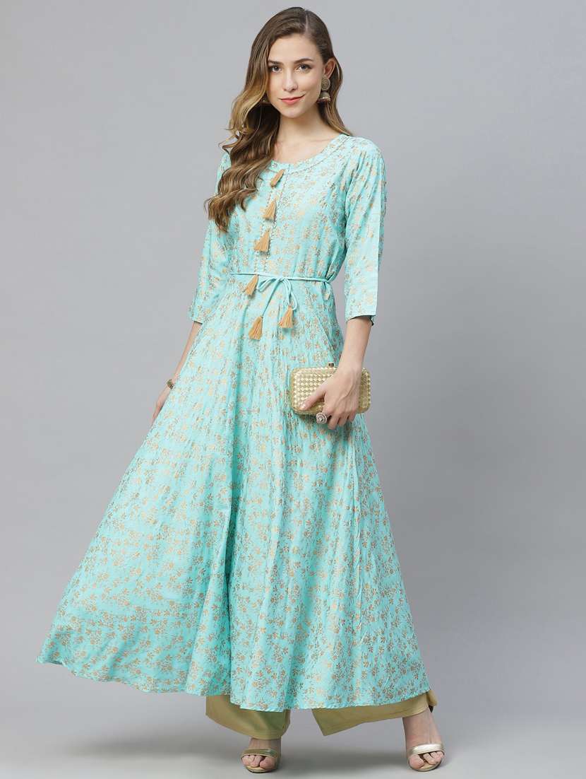 women's flared kurta