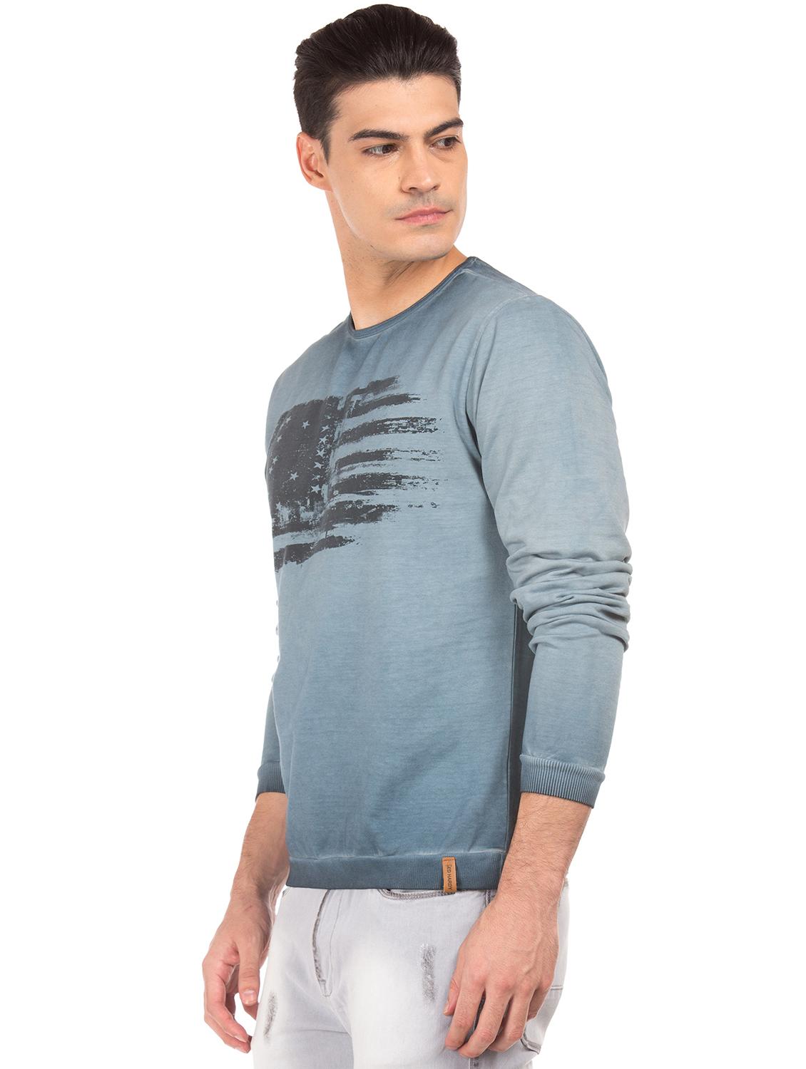 blue cotton sweatshirt - 18068347 - Standard Image - 1