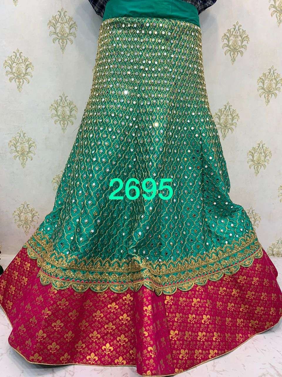 silk lehenga  - 18070342 -  Standard Image - 1
