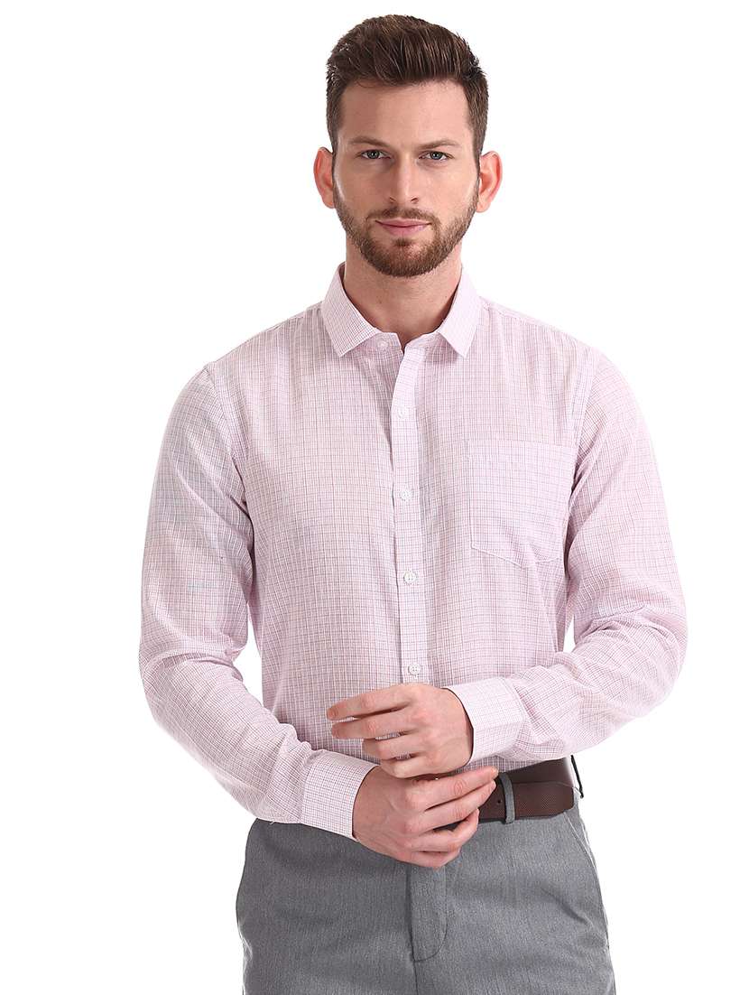 multi colored cotton formal shirt
