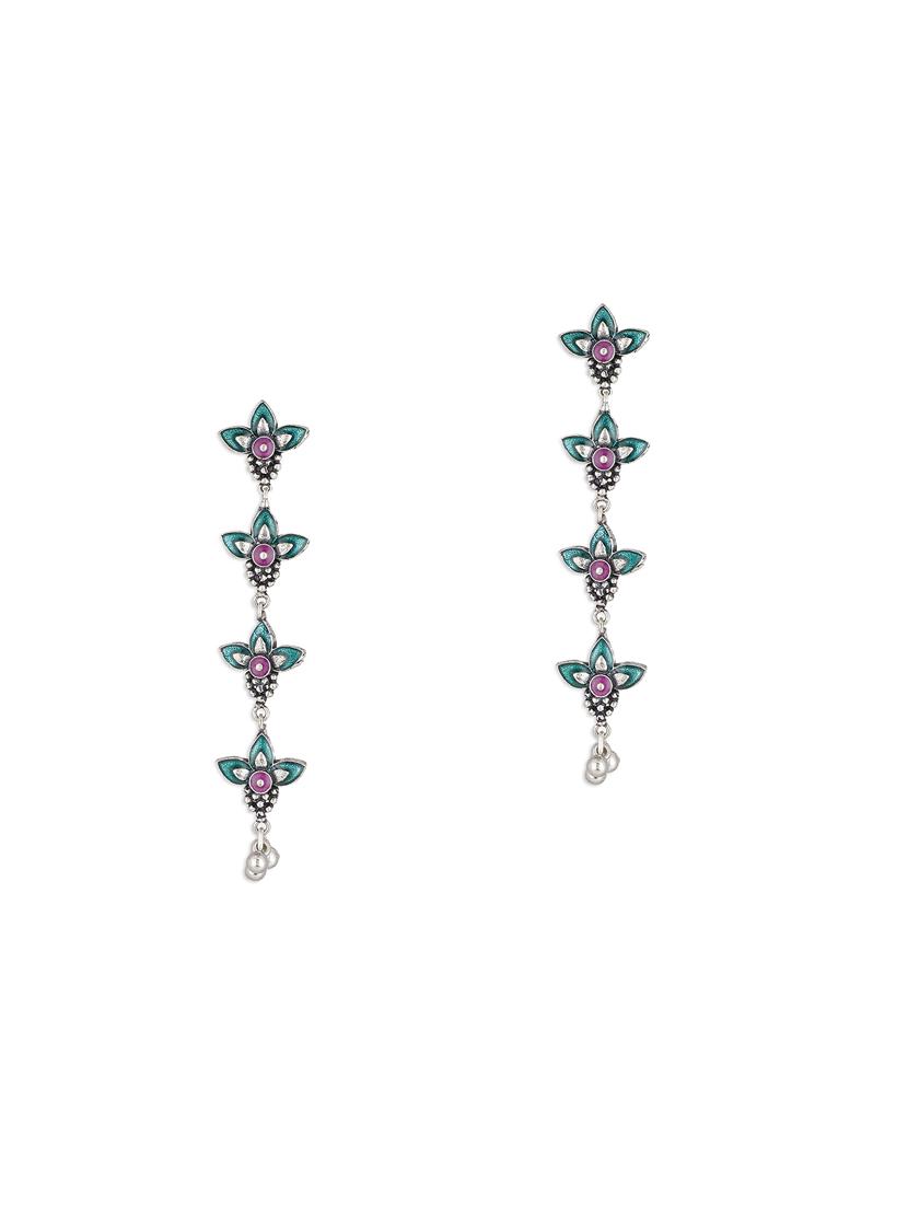 silver metal earring - 18072007 - Zoom Image - 0