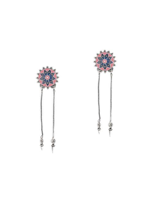 silver metal earring - 18072010 - Standard Image - 0