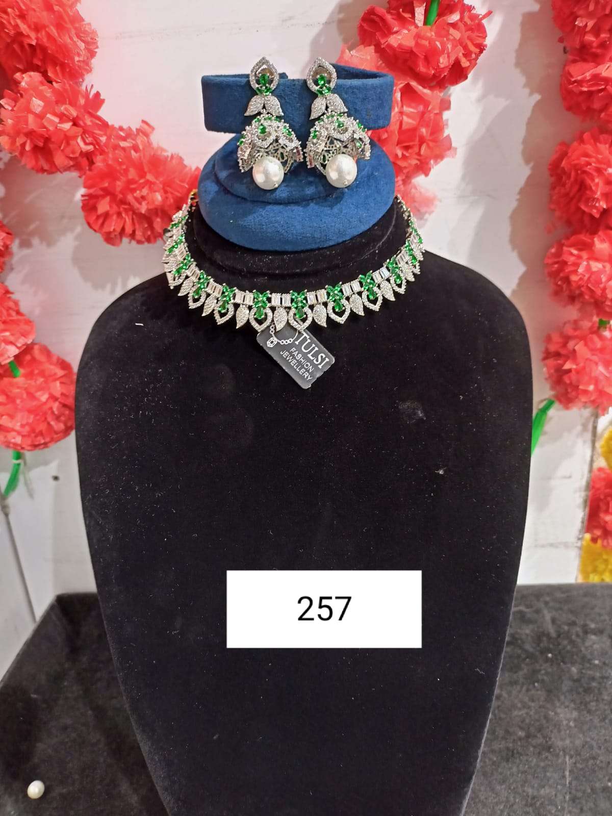 green jerkin necklace - 18073734 - Standard Image - 1