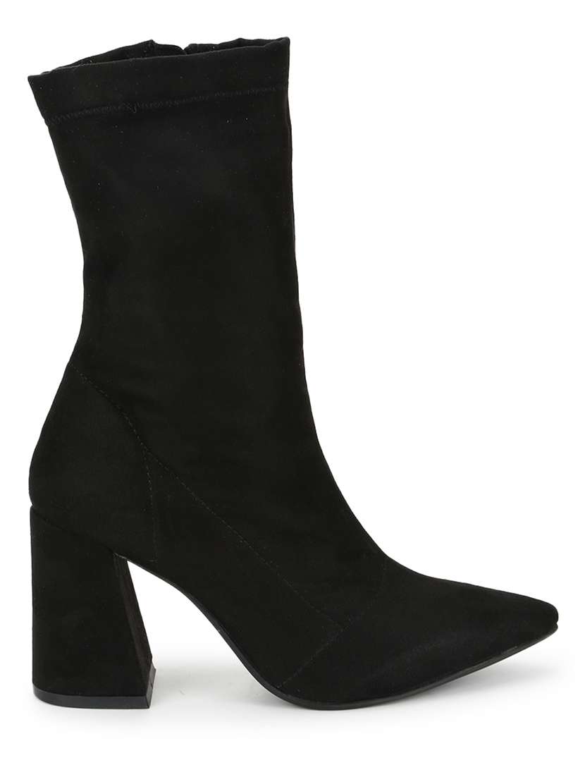 black suede calf  boots - 18076003 -  Standard Image - 1