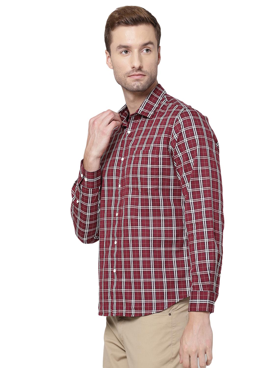 mens checks casual shirt - 18076504 - Standard Image - 1