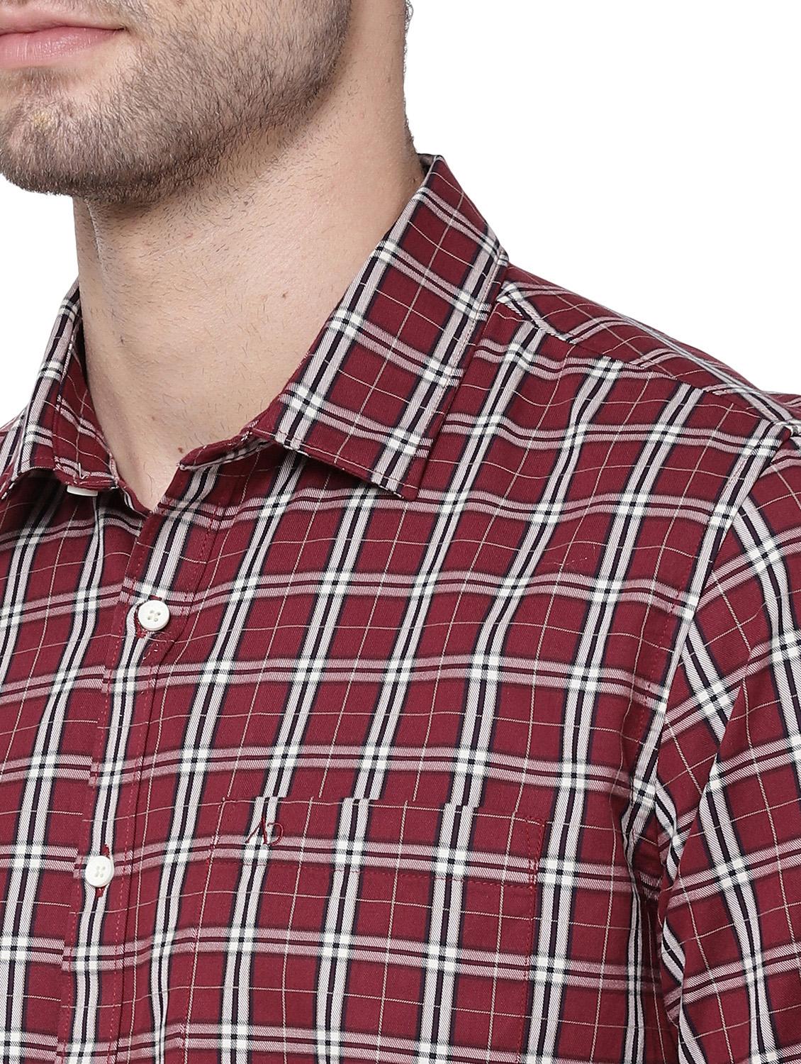 mens checks casual shirt - 18076504 - Standard Image - 4