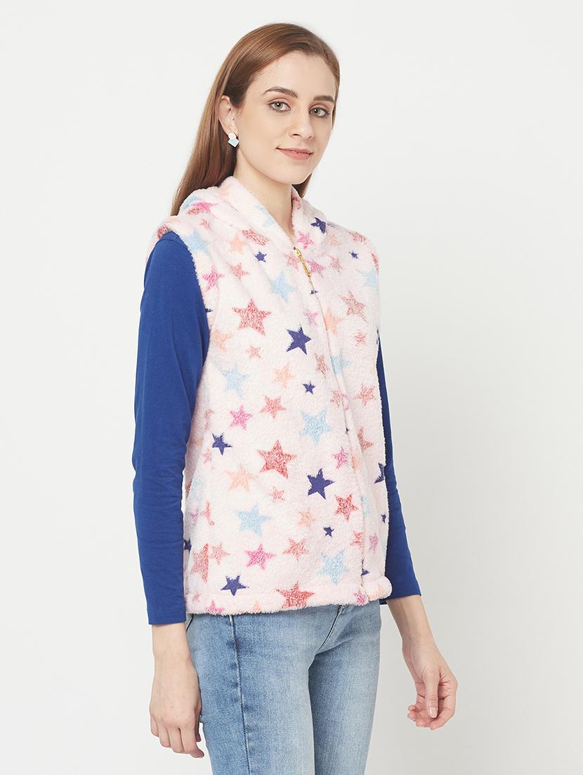 hooded neck printed sweatshirt - 18076865 - Standard Image - 1