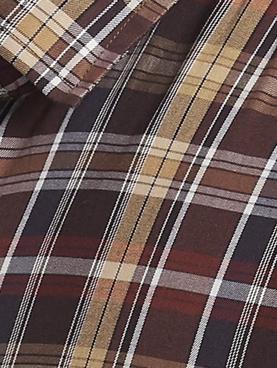 maroon checkered casual shirt - 18077617 - Standard Image - 4