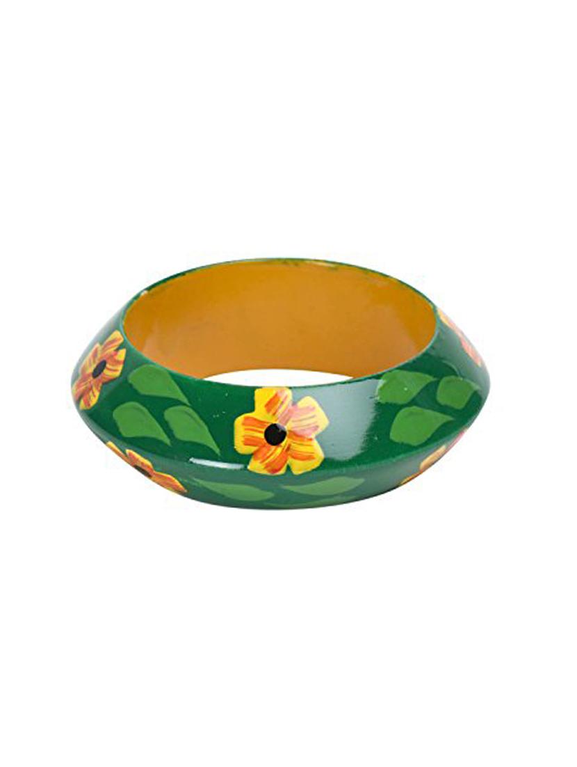 green wood bangle - 18078097 - Standard Image - 1