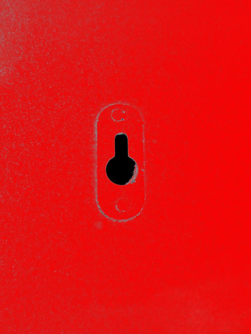 home sparkle round mdf wall shelf (red) - 18078256 - Standard Image - 4