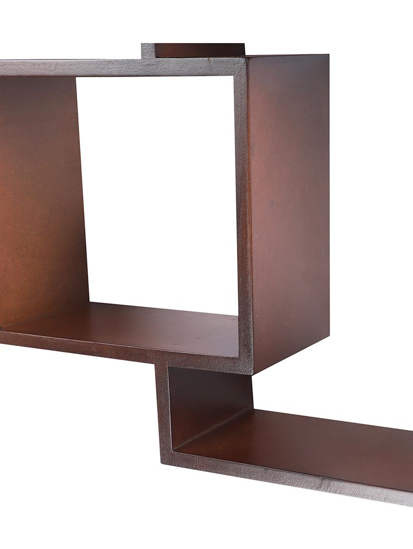 home sparkle wall mount floating wall shelves rack display bed room, living room, office, restaurant, home décor (black) - 18078280 - Standard Image - 4