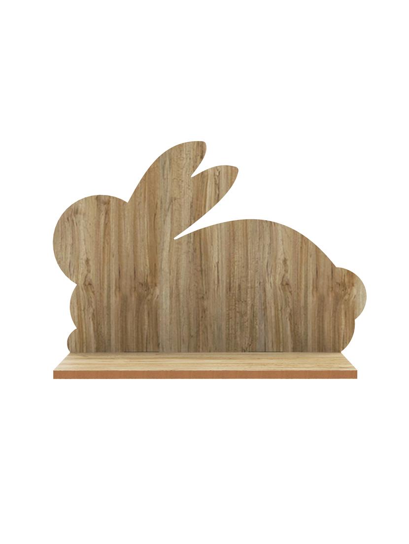 home sparkle rabbit shaped wall shelf mdf wall shelf rack wall mounted floating shelves - 18078308 - Standard Image - 1