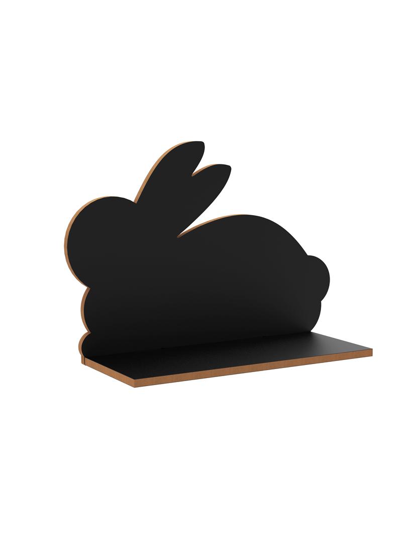 home sparkle rabbit shaped wall shelf mdf wall shelf rack wall mounted floating shelves - 18078309 -  Standard Image - 1