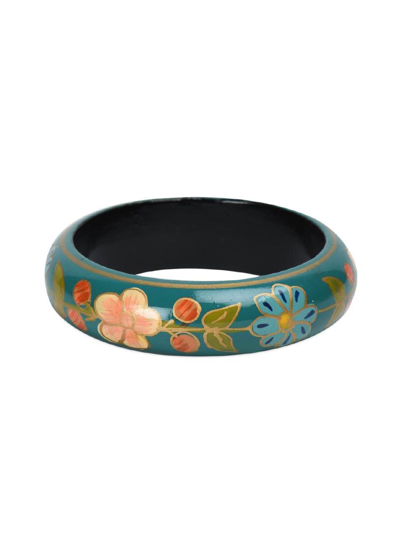 green wood bangle - 18078349 - Standard Image - 1