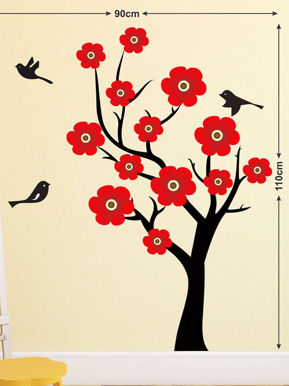 lanstick beautifull tree with red flower - 18079010 - Standard Image - 1