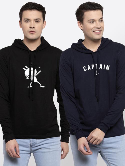 set of 2 chest printed t-shirt - 18079296 - Standard Image - 0