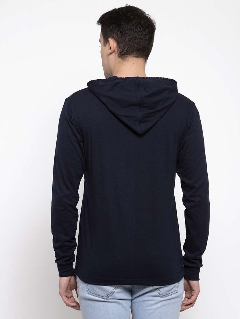 men graphic printed hooded t-shirt - 18079322 -  Standard Image - 1