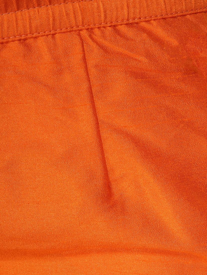 orange polyester trousers - 18079489 - Standard Image - 4